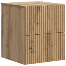   vidaXL Fali éjjeli szekrény fiókkal Kézműves Tölgy 33 x 34,5 x 40 cm