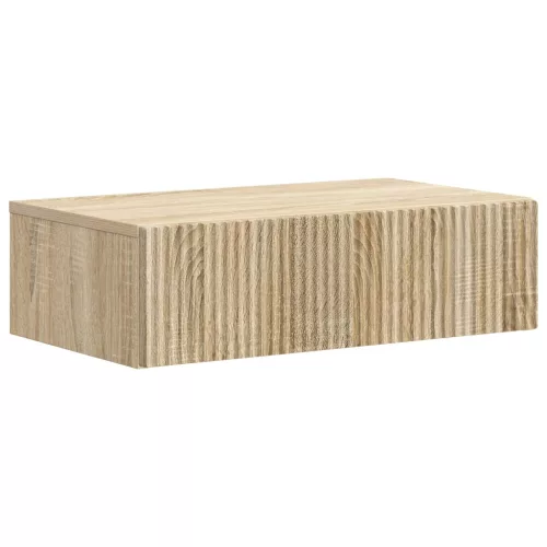 vidaXL Fali oldaltábla Sonoma Tölgy 59 x 34,5 x 17 cm Szerelt Fa
