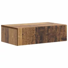   vidaXL Fali oldaltábla Antik Fa 59 x 34,5 x 17 cm Szerelt Fa