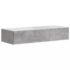  vidaXL Fali oldaltábla Betonszürke 87,5 x 34,5 x 17 cm Szerelt Fa