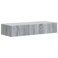   vidaXL Fali oldaltábla Szürke Sonoma 87,5 x 34,5 x 17 cm Szerelt Fa