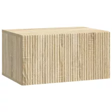   vidaXL Fali TV szekrény Sonoma Tölgy 59,5 x 41 x 30 cm Szerelt Fa