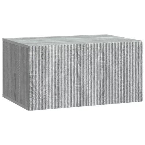 vidaXL Fali TV szekrény Szürke Sonoma 59,5 x 41 x 30 cm Szerelt Fa
