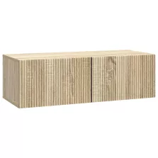   vidaXL Fali TV szekrény Sonoma Tölgy 98 x 41 x 30 cm Szerelt Fa