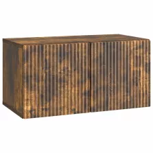   vidaXL Fali TV szekrény Füstös Tölgy 59,5 x 31 x 30 cm Szerelt Fa