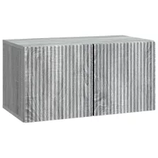   vidaXL Fali TV szekrény Szürke Sonoma 59,5 x 31 x 30 cm Szerelt Fa