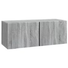   vidaXL Fali TV szekrény Szürke Sonoma 78,5 x 31 x 30 cm Szerelt Fa