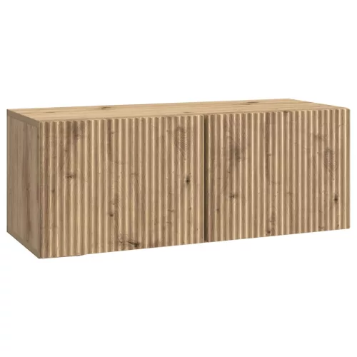 vidaXL Fali TV szekrény Kézműves Tölgy 78,5 x 31 x 30 cm Szerelt Fa