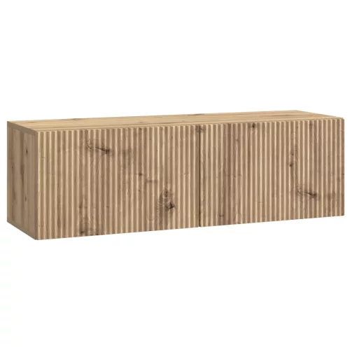 vidaXL Fali TV szekrény Kézműves Tölgy 98 x 31 x 30 cm Szerelt Fa