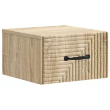   vidaXL Fali éjjeli szekrény Sonoma Tölgy 34,5 x 33 x 20 cm Szerelt Fa