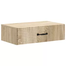   vidaXL Fali oldaltábla Sonoma Tölgy 59 x 34,5 x 17 cm Szerelt Fa