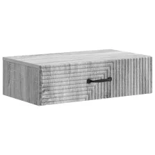   vidaXL Fali oldaltábla Szürke Sonoma 59 x 34,5 x 17 cm Szerelt Fa