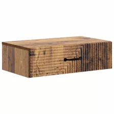   vidaXL Fali oldaltábla Antik Fa 59 x 34,5 x 17 cm Szerelt Fa