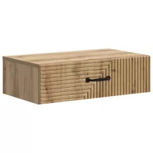   vidaXL Fali oldaltábla Kézműves Tölgy 59 x 34,5 x 17 cm Szerelt Fa