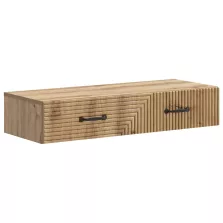   vidaXL Fali oldaltábla Kézműves Tölgy 87,5 x 34,5 x 17 cm Szerelt Fa
