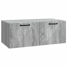   vidaXL Fali TV szekrény Szürke Sonoma 78,5 x 41 x 30 cm Szerelt Fa