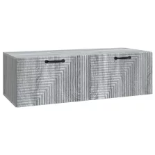   vidaXL Fali TV szekrény Szürke Sonoma 98 x 41 x 30 cm Szerelt Fa