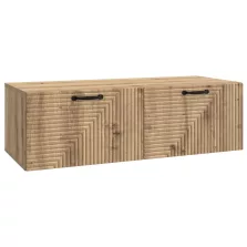   vidaXL Fali TV szekrény Kézműves Tölgy 98 x 41 x 30 cm Szerelt Fa