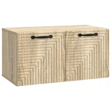   vidaXL Fali TV szekrény Sonoma Tölgy 59,5 x 31 x 30 cm Szerelt Fa