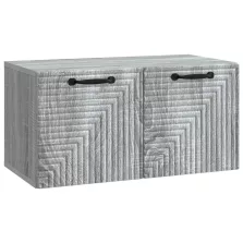   vidaXL Fali TV szekrény Szürke Sonoma 59,5 x 31 x 30 cm Szerelt Fa