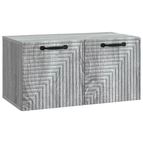 vidaXL Fali TV szekrény Szürke Sonoma 59,5 x 31 x 30 cm Szerelt Fa