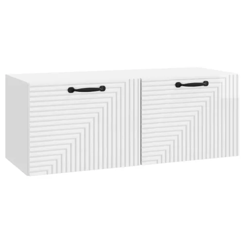 vidaXL Fali TV szekrény Magasfényű Fehér 78,5 x 31 x 30 cm Szerelt Fa