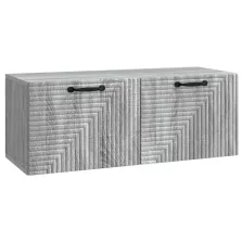   vidaXL Fali TV szekrény Szürke Sonoma 78,5 x 31 x 30 cm Szerelt Fa