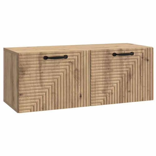 vidaXL Fali TV szekrény Kézműves Tölgy 78,5 x 31 x 30 cm Szerelt Fa