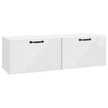   vidaXL Fali TV szekrény Magasfényű Fehér 98 x 31 x 30 cm Szerelt Fa