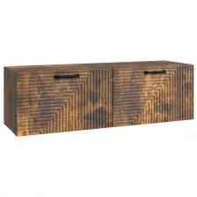   vidaXL Fali TV szekrény Füstös Tölgy 98 x 31 x 30 cm Szerelt Fa