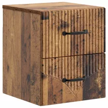   vidaXL Fali éjjeli szekrény Antik Fa 34,5 x 33 x 40 cm Szerelt Fa