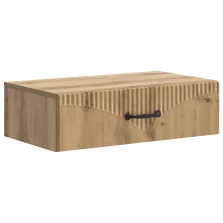   vidaXL Fali oldaltábla Kézműves Tölgy 59 x 34,5 x 17 cm Szerelt Fa