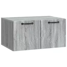   vidaXL Fali TV szekrény Szürke Sonoma 59,5 x 41 x 30 cm Szerelt Fa