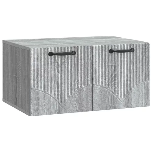vidaXL Fali TV szekrény Szürke Sonoma 59,5 x 41 x 30 cm Szerelt Fa