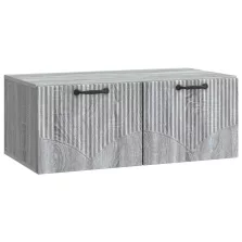   vidaXL Fali TV szekrény Szürke Sonoma 78,5 x 41 x 30 cm Szerelt Fa