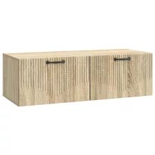   vidaXL Fali TV szekrény Sonoma Tölgy 98 x 41 x 30 cm Szerelt Fa