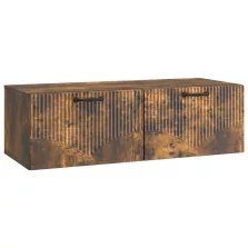   vidaXL Fali TV szekrény Füstös Tölgy 98 x 41 x 30 cm Szerelt Fa