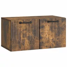   vidaXL Fali TV szekrény Füstös Tölgy 59,5 x 31 x 30 cm Szerelt Fa