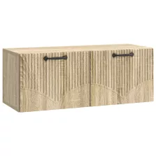  vidaXL Fali TV szekrény Sonoma Tölgy 78,5 x 31 x 30 cm Szerelt Fa