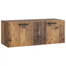   vidaXL Fali TV szekrény Antik Fa 78,5 x 31 x 30 cm Szerelt Fa