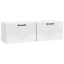   vidaXL Fali TV szekrény Magasfényű Fehér 98 x 31 x 30 cm Szerelt Fa