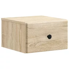   vidaXL Fali éjjeli szekrény Sonoma Tölgy 34,5 x 33 x 20 cm Szerelt Fa