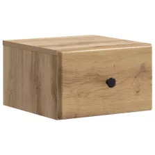   vidaXL Fali éjjeli szekrény fiókkal Kézműves Tölgy 34,5 x 33 x 20 cm