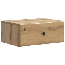   vidaXL Fali éjjeli szekrény fiókkal Kézműves Tölgy 49 x 34,5 x 20 cm