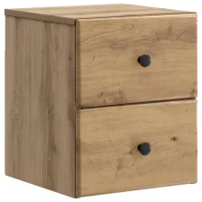   vidaXL Fali éjjeli szekrény fiókkal Kézműves Tölgy 34,5 x 33 x 40 cm