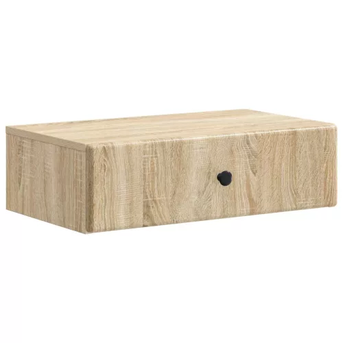 vidaXL Fali oldaltábla Sonoma Tölgy 59 x 34,5 x 17 cm Szerelt Fa