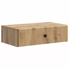   vidaXL Fali oldaltábla Kézműves Tölgy 59 x 34,5 x 17 cm Szerelt Fa