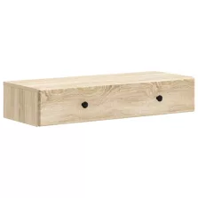   vidaXL Fali oldaltábla Sonoma Tölgy 87,5 x 34,5 x 17 cm Szerelt Fa