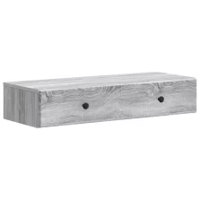   vidaXL Fali oldaltábla Szürke Sonoma 87,5 x 34,5 x 17 cm Szerelt Fa