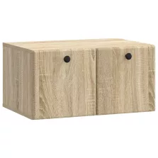   vidaXL Fali TV szekrény Sonoma Tölgy 59,5 x 41 x 30 cm Szerelt Fa